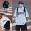 Bộ thun polo ROSN DOEP 3158 unisex [FREESHIP]Set áo phông form rộng tay ngắn mix short đùi kiểu dáng đường phố hàn quốc