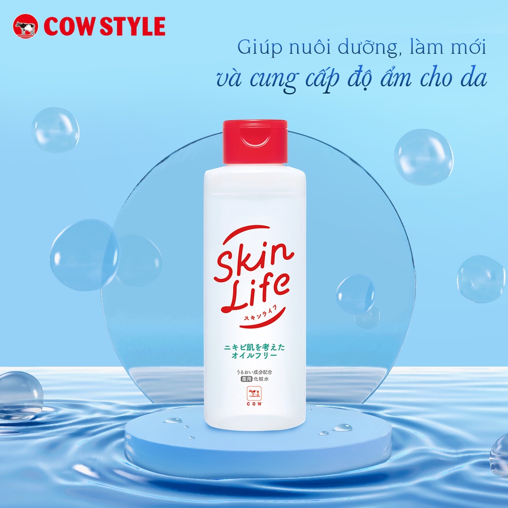 Nước Hoa Hồng Skinlife - skin life Cow Ngăn Mụn Làm Mờ Vết Thâm Chai 150ml