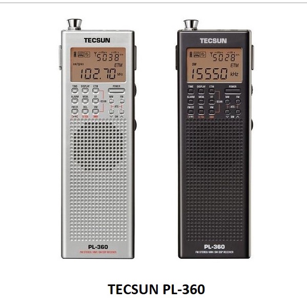 [ DSP Radio ] Radio Toàn Giải AM/FM/SW/ LW TECSUN PL-360 DSP PORTABLE ...