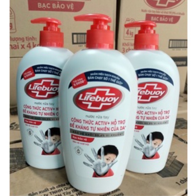 Nước rửa tay Lifebuoy sữa dưỡng ẩm 180g