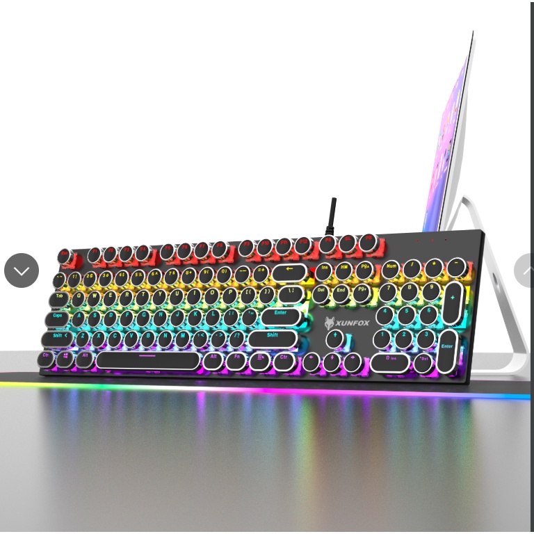 Bàn phím cơ K50 led RGB 20 chế độ tùy chỉnh, full layout đầy đủ 104 ...