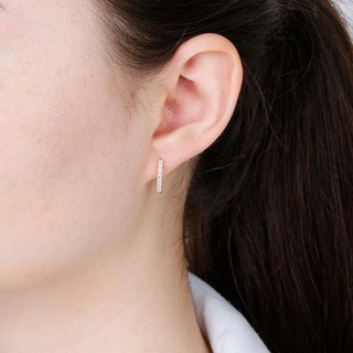 Khuyên tai nữ LAMY Signature Cubic Earrings 3030 - Khuyên tai bạc cao cấp S925 ALE