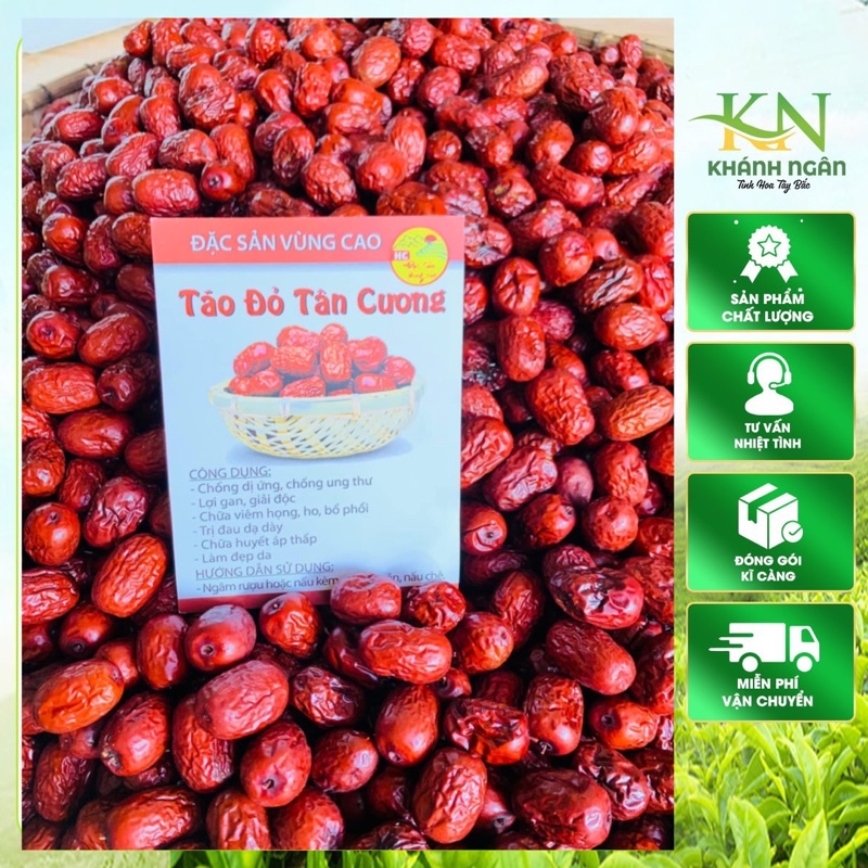Táo Đỏ Tân Cương Nguyên Quả – Táo Tàu Khô – Dùng Hãm Trà, Nấu Nước, Nấu Cháo