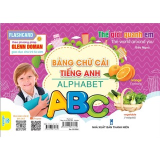 Sách - Flashcard - Thế Giới Quanh Em - Bảng chữ cái Tiếng Anh (PP  Glenn Doman) - ndbooks
