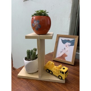 Kệ Gỗ Để Bàn Trang Trí Decor, Kệ Để Chậu Cây cảnh hộp bút đồ lưu niệm