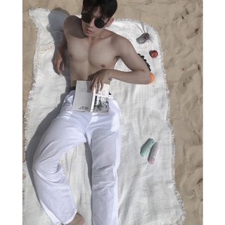 [Simple Pant]Quần Trắng Clean phong cách hàn quốc -Minimal style