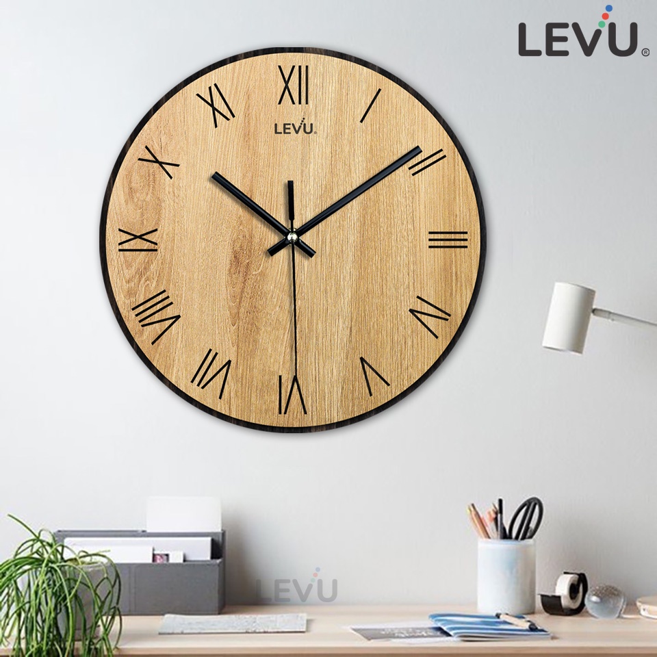 Đồng Hồ Treo Tường Gỗ Classic Decor SB043 trang trí phòng