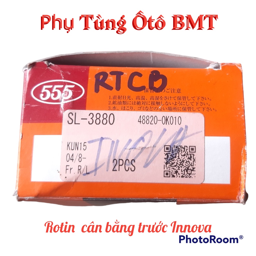 Rotuyn (rô tin) cân bằng trước Toyota Innova, mã SP: SL-3880, dài 19cm ...