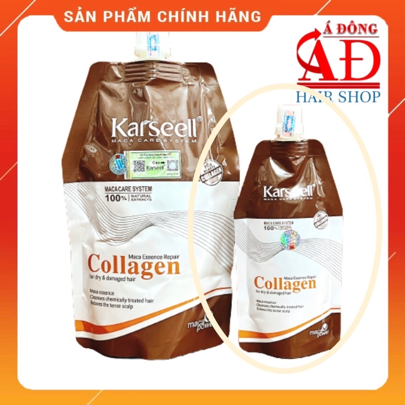 HẤP DẦU Ủ TÓC KARSEELL COLLAGEN PHỤC MỀM MƯỢT GIẢM GÃY RỤNG TÚI 500ML