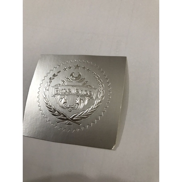 sticker huy hiệu gold silver bằng khen giấy khen nhập khẩu