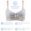Larosa Áo Bra Cho Bé Ti, Áo Không Gọng Chống Chảy Xệ Chất Cotton Có Cúc Mở - LA123A