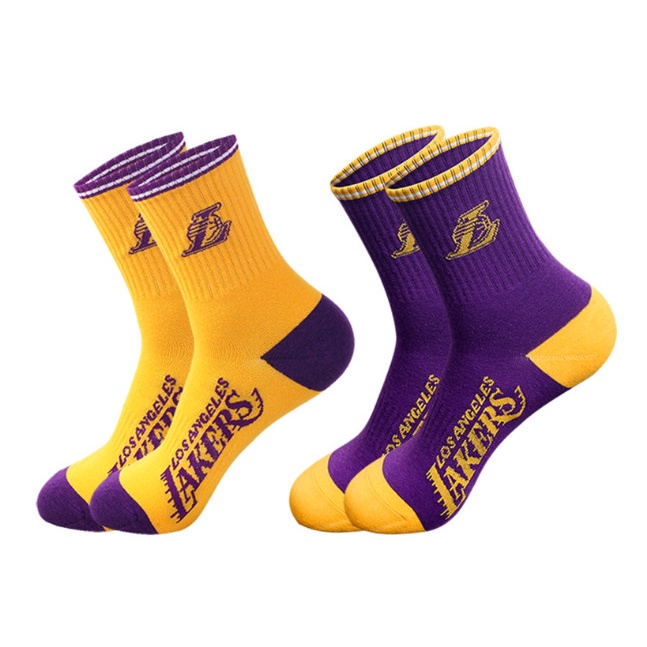 Vớ Tất LAKERS, CHICAGO cao cổ Unisex phong cách bóng rổ, thể thao, năng động