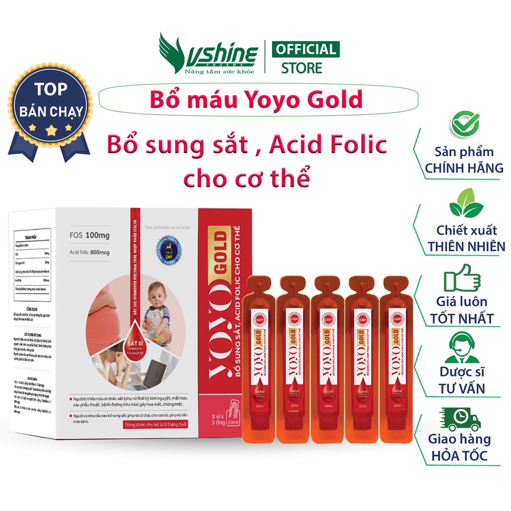 Khi nào nên sử dụng thuốc sắt Yoyo Gold?
