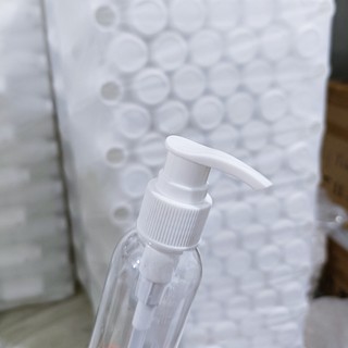 Chai Nhựa Trong Vòi Van Trắng 100ml Xinh Xắn - CT10KV