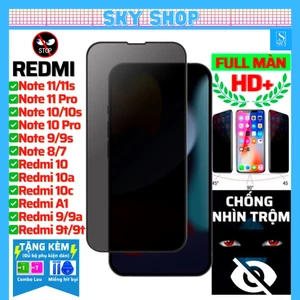 Cường lực chống nhìn trộm Redmi Note 11 Pro 10 Pro 9s 9 Pro Redmi K30 5G K40 K50 Gaming 10 10A A1 10X 9 9A 9C 9T 8 7 12