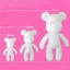 Phôi gấu bearbrick trơn hàng đẹp siêu hot