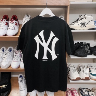 MLB Korea Unisex Street Style Logo T-Shirts (3ATSB0433-07BLS