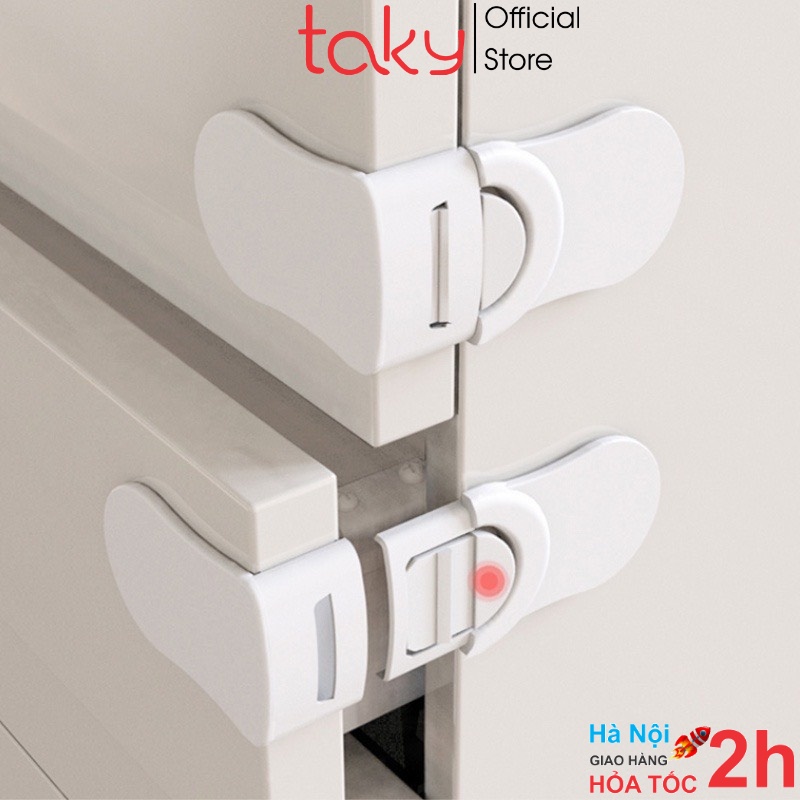 Ảnh Chốt Góc - Taky, Khóa Tủ Ngăn Kéo, An Toàn Cho Em Bé Tự Mở Tủ - Tiện Dụng Gia Đình, An Tâm Cho Mẹ - 3110 1