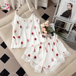 Bộ ngủ lụa nhật hai dây mềm mịn cao cấp A666 Phương Linh Underwear