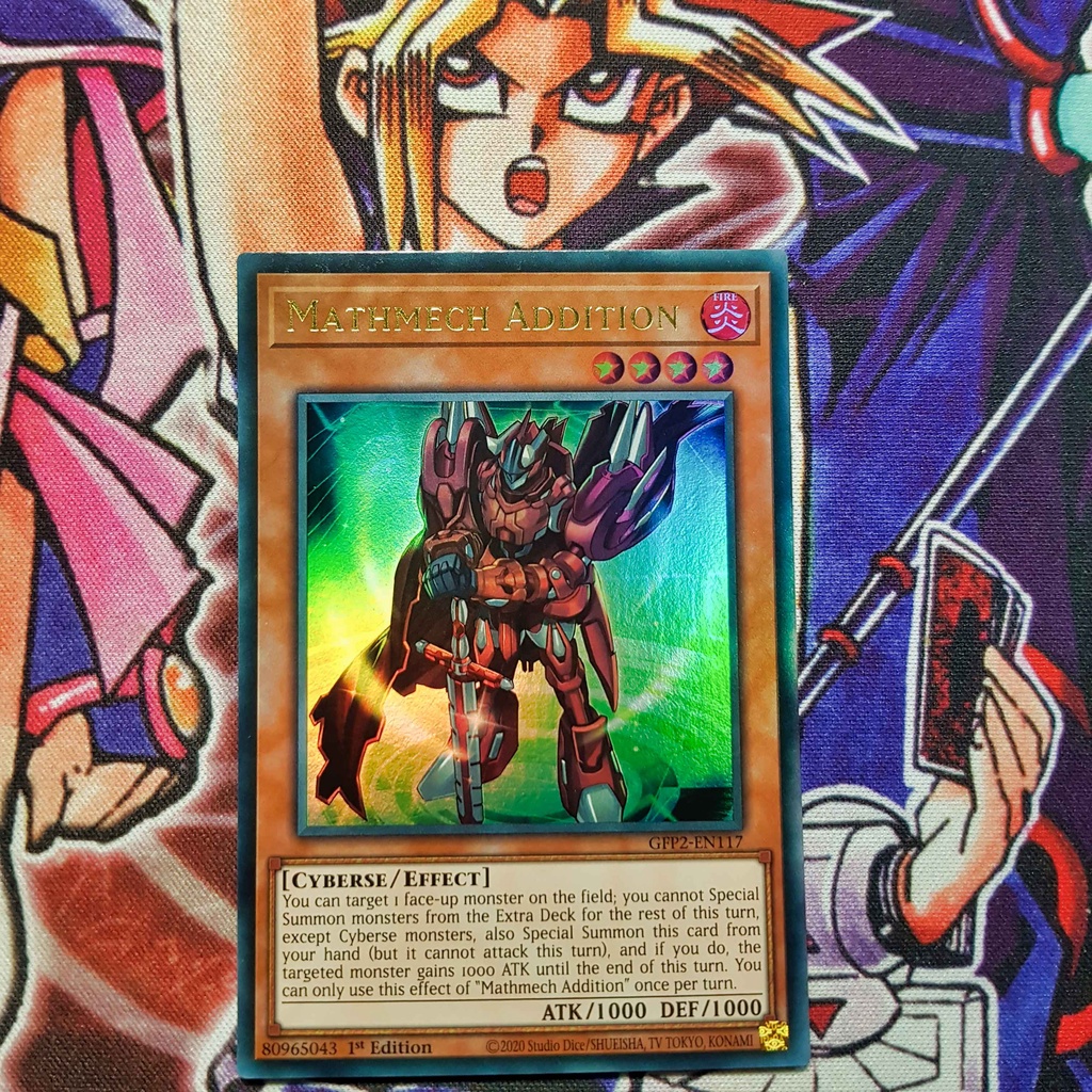 Thẻ bài Yugioh chính hãng | Mathmech Addition | Ultra Rare. | Shopee ...