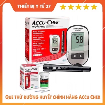 ✅ ACCU-CHEK Performa (HỘP 50 QUE - NEW) - Que thử đường huyết chính hãng Accu Chek - Thiết Bị Y Tế 37