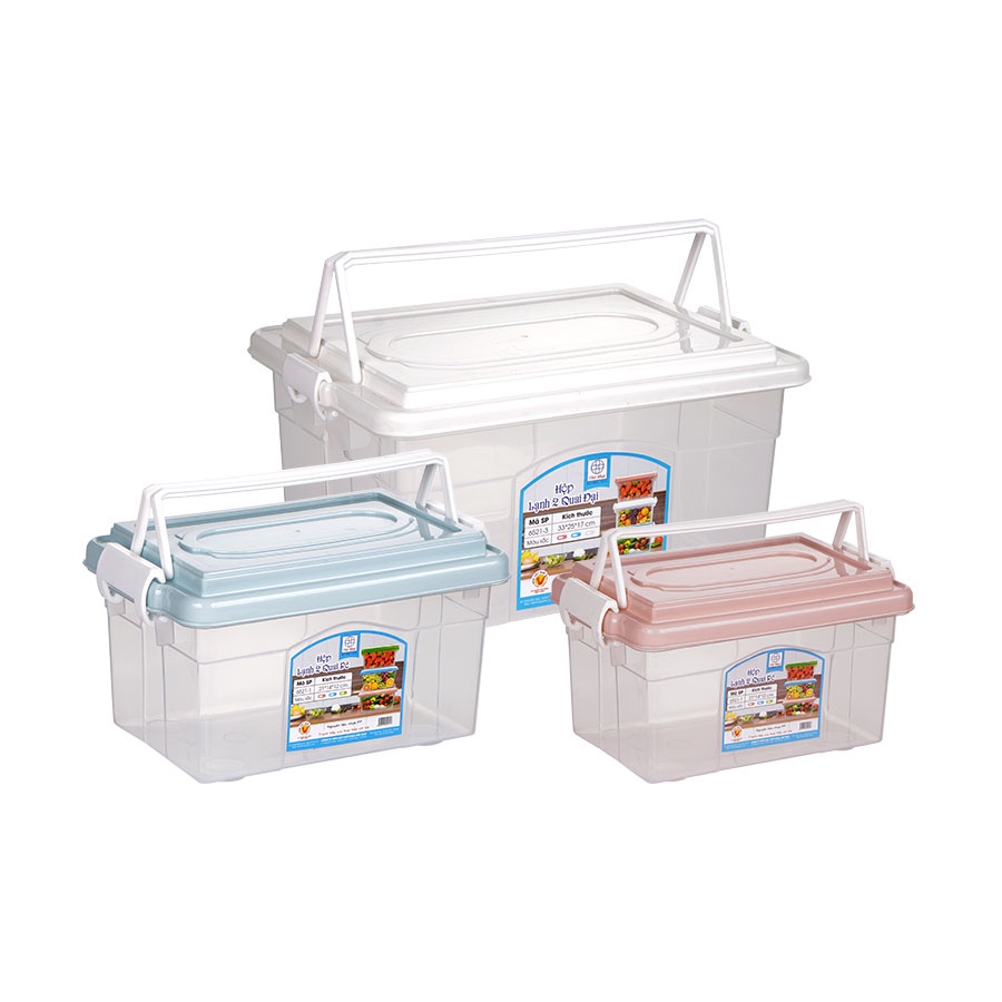 Hộp đựng thực phẩm, hộp lạnh 2 quai, hộp đựng đồ Việt Nhật 6521
