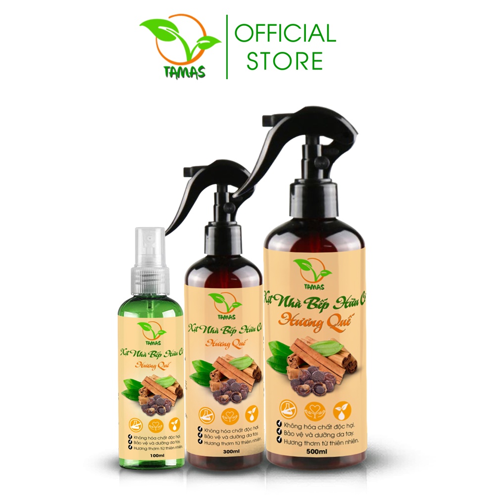 Ảnh Nước lau bếp hữu cơ bồ hòn tinh dầu quế chai 100ml-300ml-500ml, làm sạch, khử mùi, khử khuẩn dụng cụ, bếp từ, bếp ga... 1
