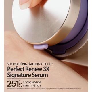 Tinh Chất Chống Lão Hoá, săn chắc và căng bóng da Laneige Serum Perfect Renew 3X Signature 40ml