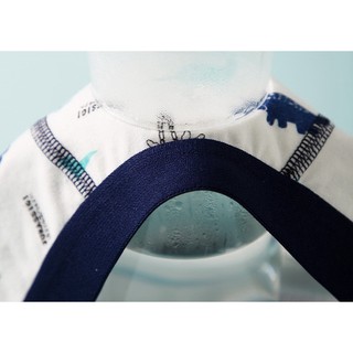 [BT09 Hàng mới] Set 4 quần lót bé trai size đại, quần sịp trẻ em nam cotton cao cấp Dinosaur 12-44kg Maruka
