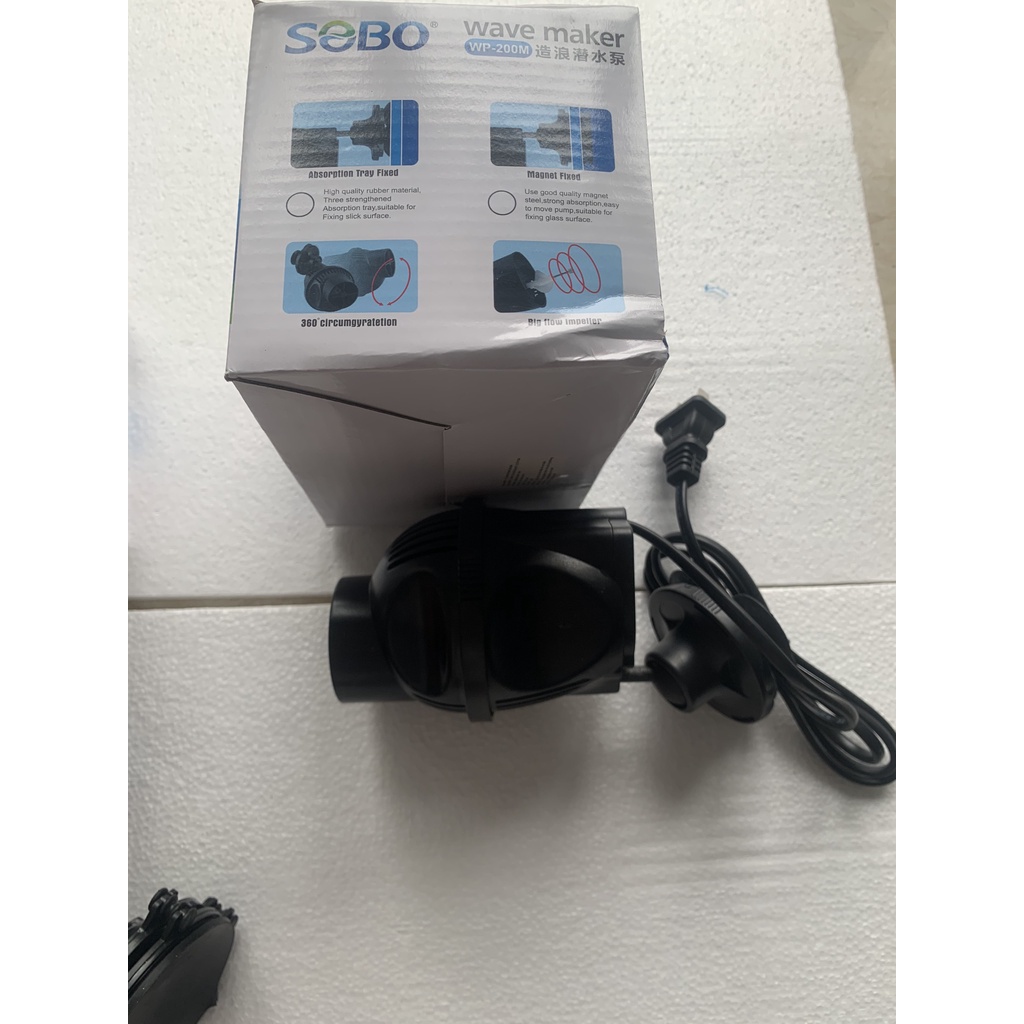 Máy thổi luồng,tạo sóng,đẩy cặn,phân cá SOBO WP -200M,DÙNG CHO BỂ CÁ CẢNH,HỒ CÁ KOI,