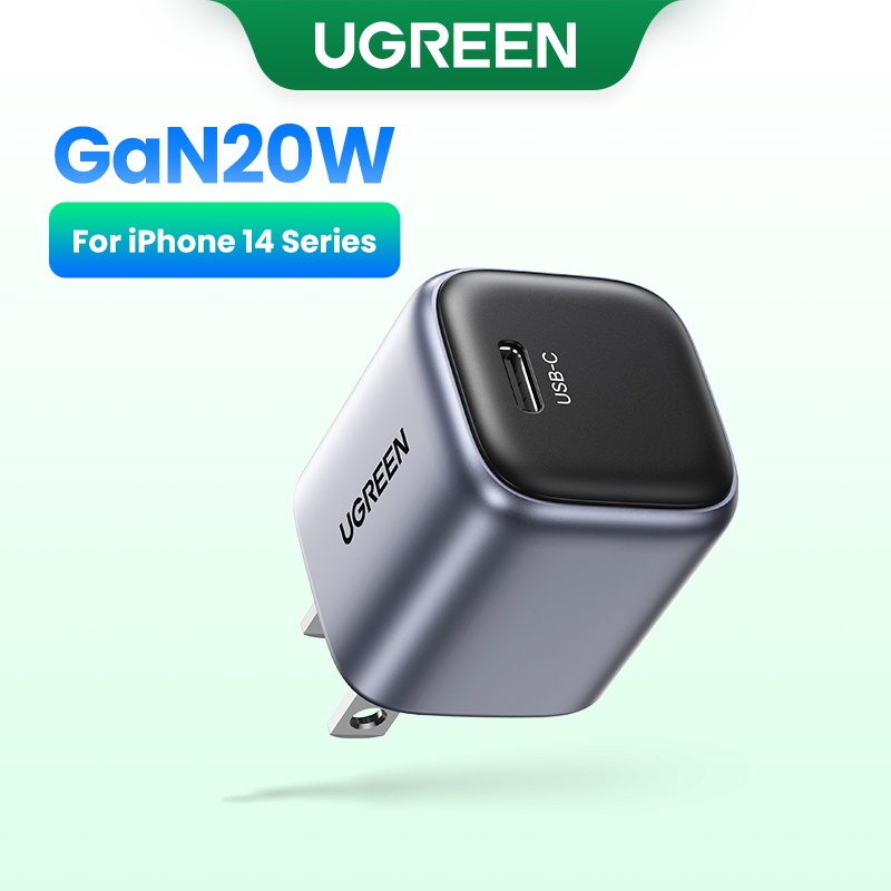 Củ sạc UGREEN USB-c 20w thích hợp cho iPhone 14 Pro Max iPad Galaxy Huawei