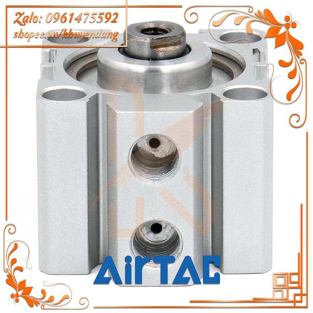 thumbnail interactive-video image 1 of Reeleer SDA32 Series Pneumatic Double Acting Compact Air Cylinder – Various Stroke Lengths 5-100mm 1 of 3