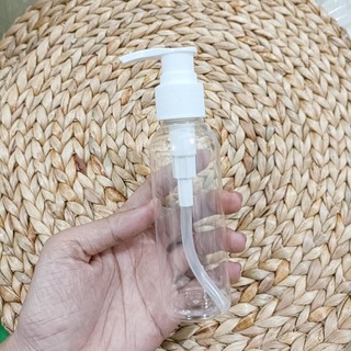 Chai Nhựa Trong Vòi Van Trắng 100ml Xinh Xắn - CT10KV