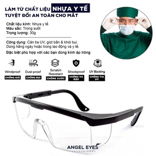 Kính bảo hộ dòng cao cấp che bụi và chống giọt bắn Angel Eyes