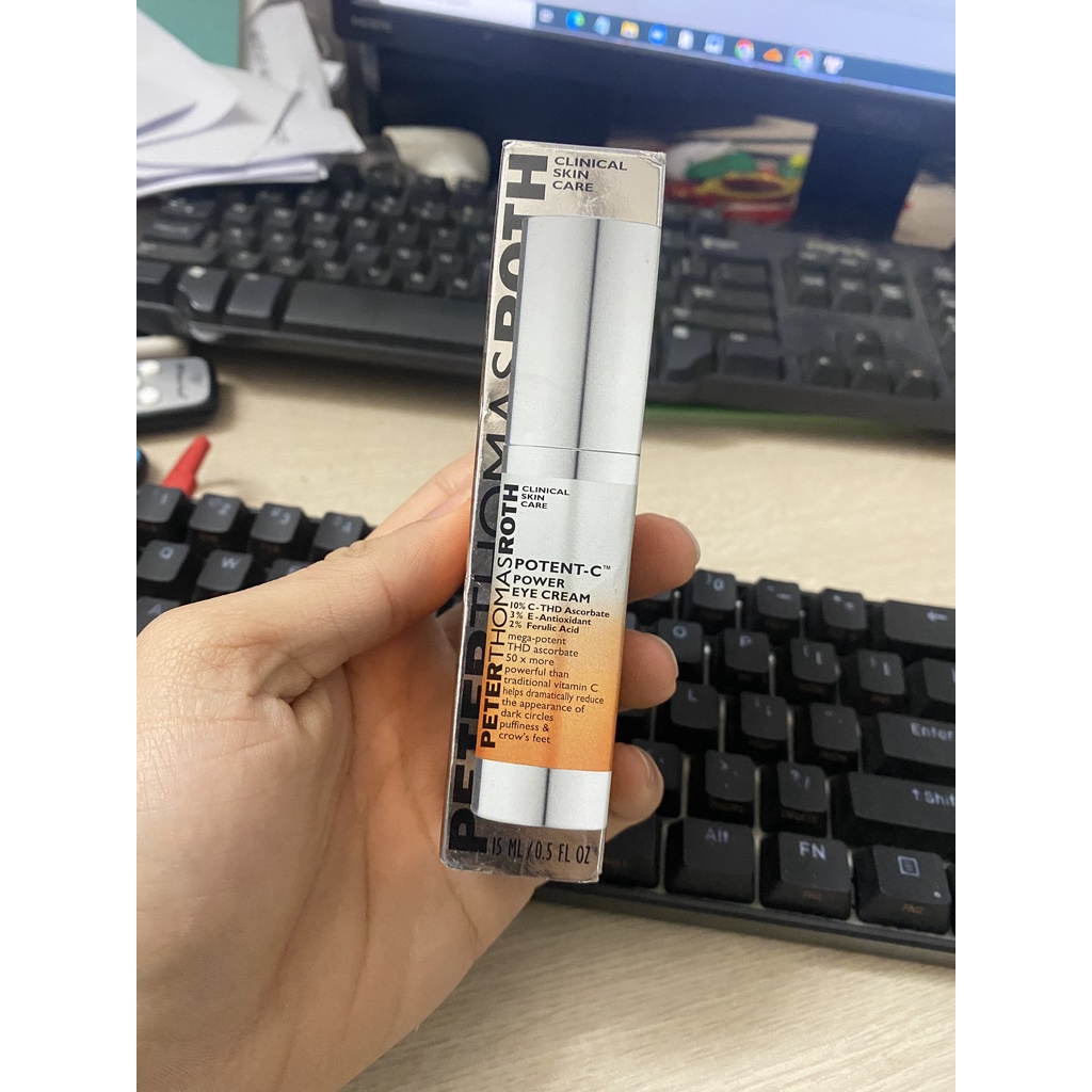 Kem dưỡng chống lão hóa mắt Peter Thomas Roth PotentC Vitamin C Power