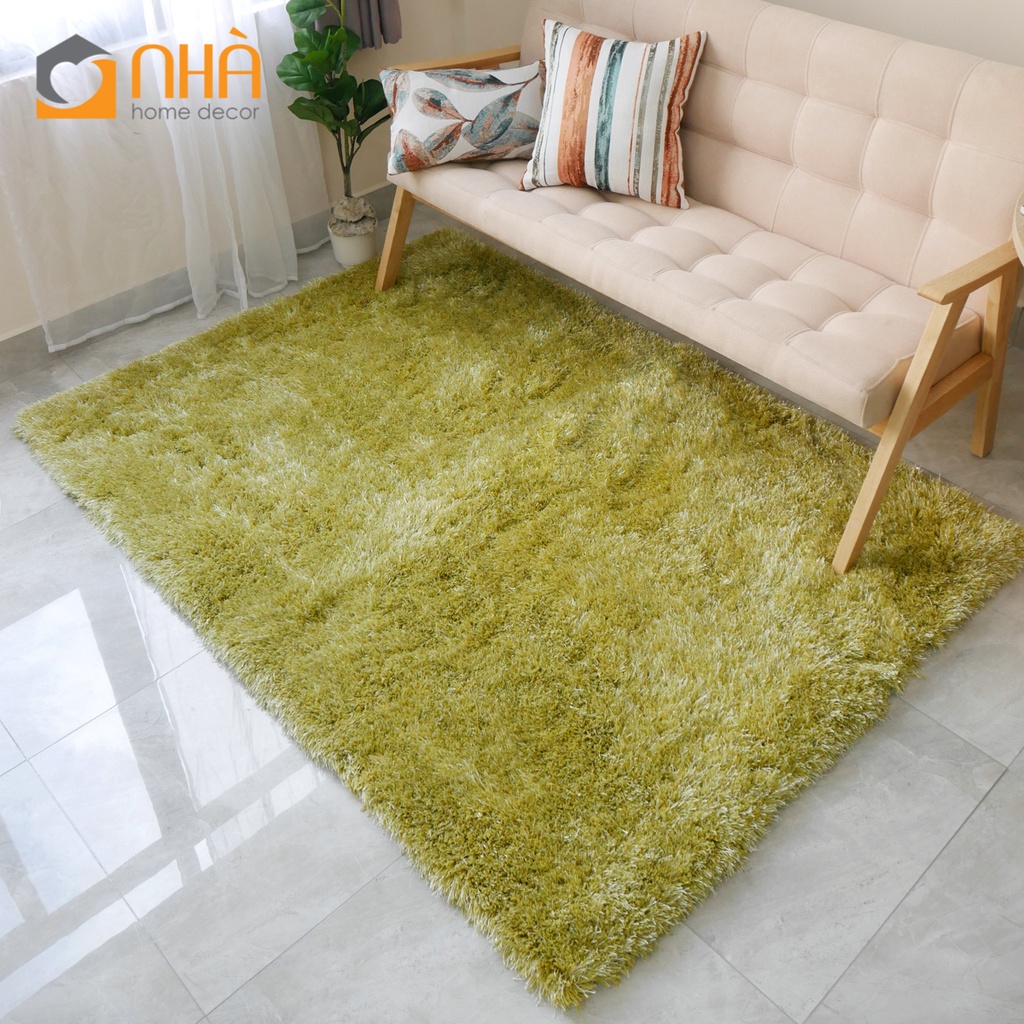 Thảm Trải sàn Lông Sợi Ngắn Thổ Nhĩ Kỳ Dệt Sợi In Caro Xéo cao cấp