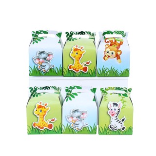 ( 4 mẫu ) Hộp quà sinh nhật mẫu bé gái SET 6 cái