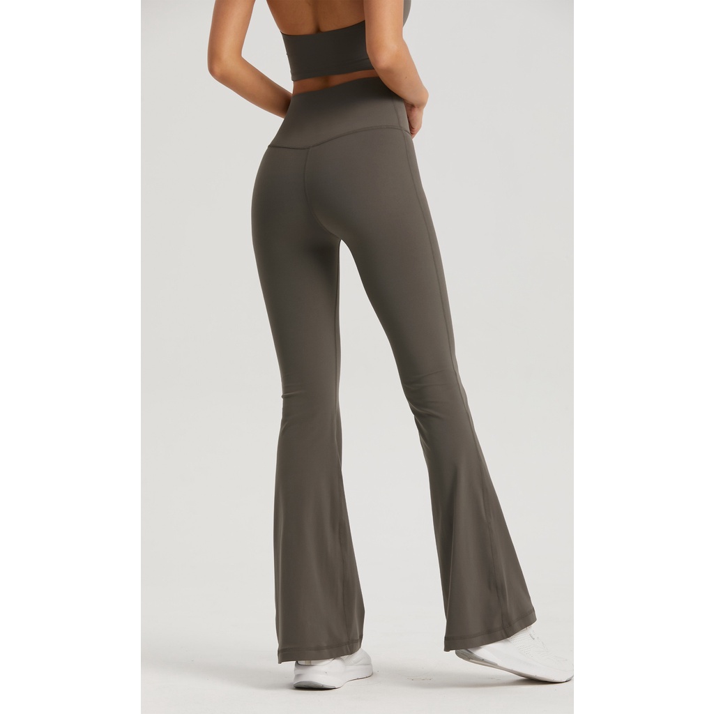 Hoppe Fumeng Free size nữ lưng cao đẩy lên giảm béo quần ống rộng thể thao thông thường | BigBuy360 - bigbuy360.vn