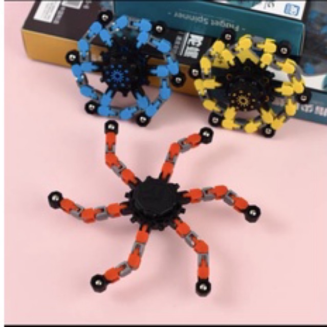 Đồ chơi con quay spinner robot biến hình giải trí nhện 6 chân , giảm stress cho trẻ em và người lớn