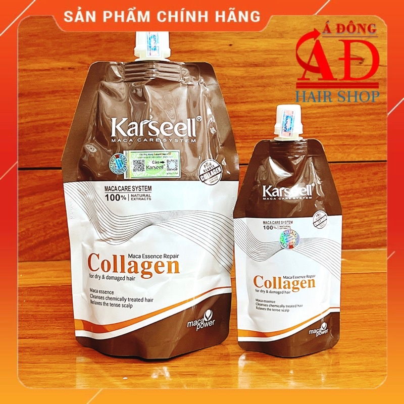 HẤP DẦU Ủ TÓC KARSEELL COLLAGEN PHỤC MỀM MƯỢT GIẢM GÃY RỤNG TÚI 500ML