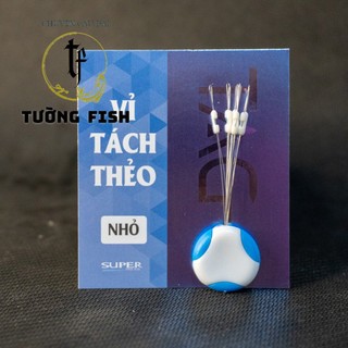Vỉ hạt tách thẻo đôi câu đài - tường fish shop