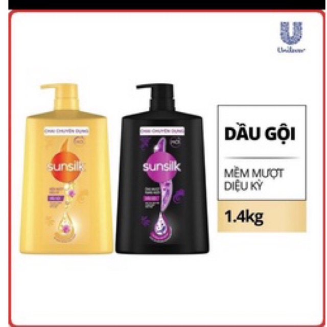 DẦU GỘI ĐẦU SUNSILK CHAI TO 650gr/ 900gr/ 1,4KG