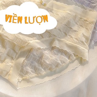 Quần lót nữ ren lưng cao mềm mịn co dãn ôm dáng gợi cảm King Shop L-2306