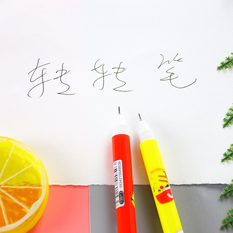 3 Bút Hoạt Hình Kèm Đèn 2 Đầu Dễ Thương