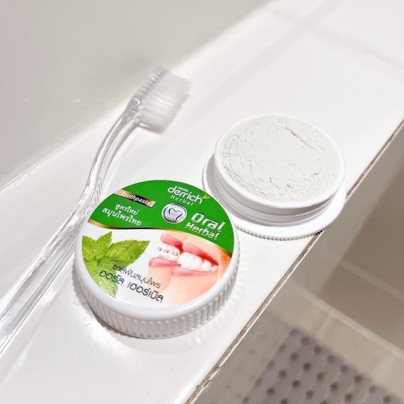 Kem đánh trắng răng Oral Heabal Thái Lan, dùng cho người niềng răng, trắng răng thơm miệng, thảo dược