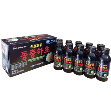 Hộp 10 Chai Nước Đông Trùng Hạ Thảo Hàn Quốc 100ml - Tinh chất Đông Trùng