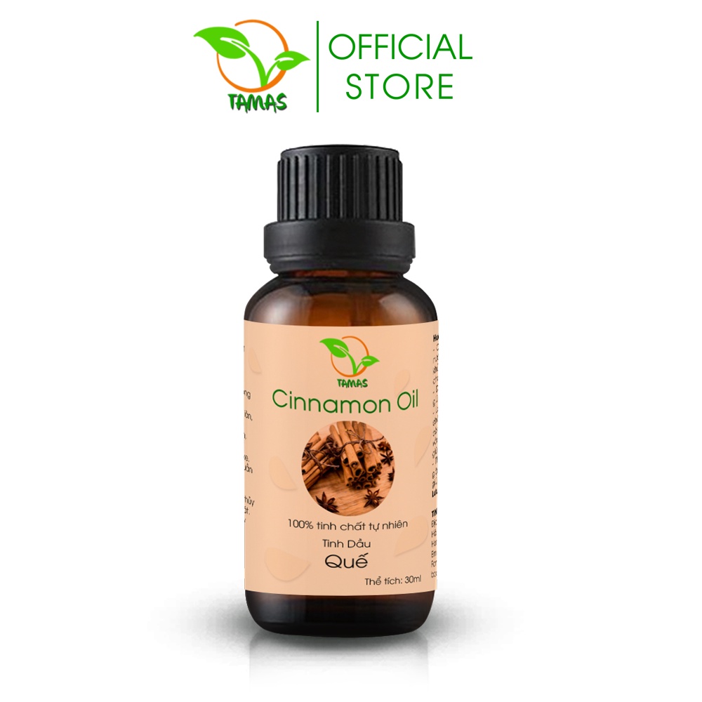 Ảnh Tinh dầu Quế Tamas chai 30ml/50ml tinh dầu thơm phòng, kháng khuẩn, khử mùi, làm đẹp, xua đuổi muỗi và côn trùng. 1