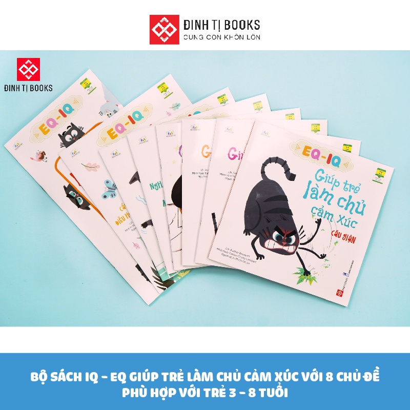 Ảnh Sách EQ - IQ giúp trẻ làm chủ cảm xúc - Truyện tranh minh họa giáo dục cho trẻ từ 3 - 9 tuổi - Đinh Tị Books 2