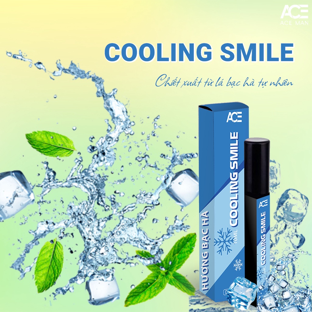 Xịt thơm miệng ACE Deep Kiss cho nam và nữ 10ml với 5 hương vị trái cây tự nhiên the mát khử mùi tức thì