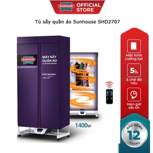 Tủ sấy quần áo Sunhouse SHD2707 - Bảo hành 12 tháng Chính hãng